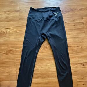 Gymshark Women's Black and Grey Leggings